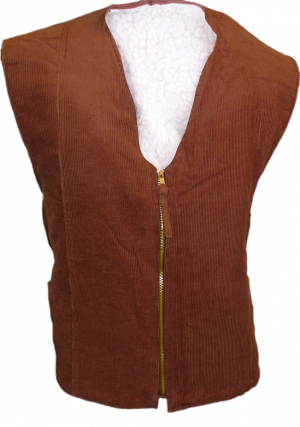 1904WCB - Cordweste braun