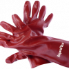 807b - Handschuh PVC  rotbraun